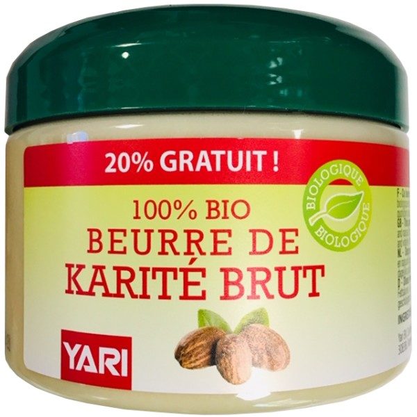 YARI- BEURRE DE KARITE BRUT 250ML